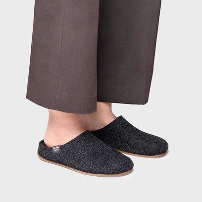 Mona-FR Damen Hausschuhe Negre