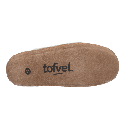 Everest Wollfilz-Pantoffel grau/natur