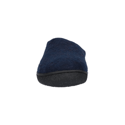 Tibet Wollfilz-Pantoffel blau/rot
