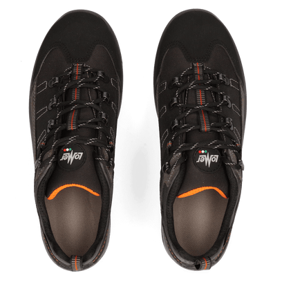 Sesto Low Wanderschuhe Black/Orange