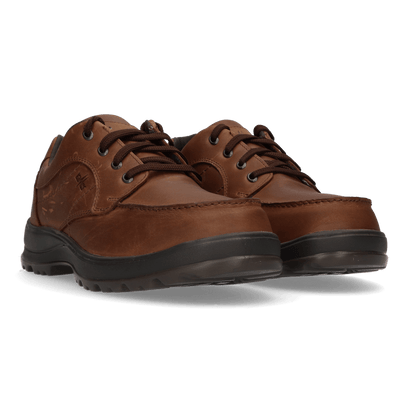 Oxford Herren Schnürschuhe Piquet Kopper Brown