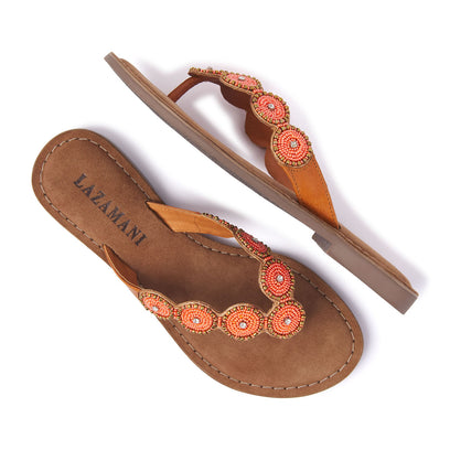 Damen Zehentrenner 75.453 Orange