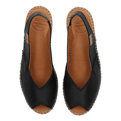 Bernia-P Damen Espadrilles Negre