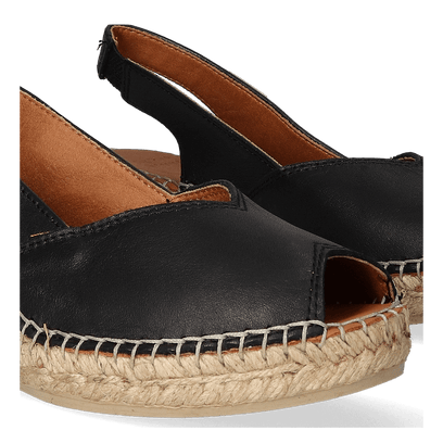 Bernia-P Damen Espadrilles Negre