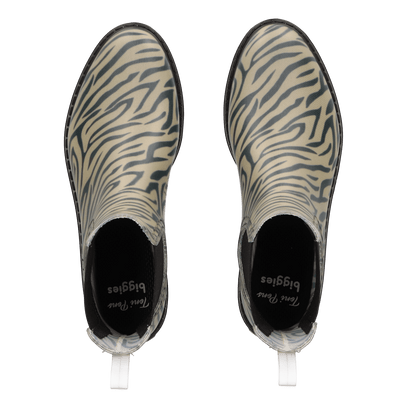 Calvi Damen Regenstiefel Zebra
