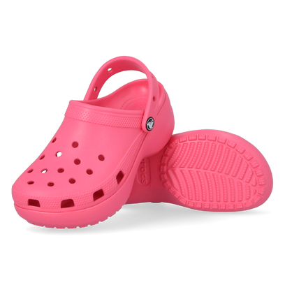 Classic Platform Clogs Hyper Pink