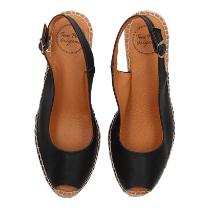 Croacia Damen Espadrilles Negre