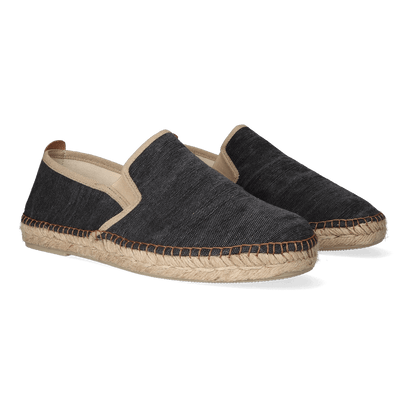 Dallas Herren Espadrilles Negre
