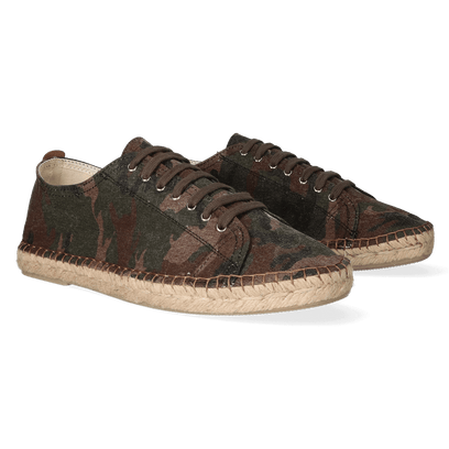 Dani Herren Espadrilles Caqui Camouflage