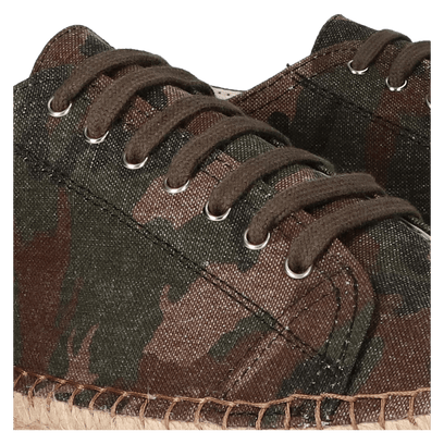 Dani Herren Espadrilles Caqui Camouflage