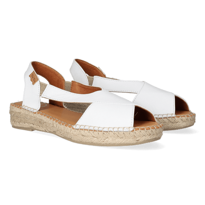Elda-P Damen Espadrilles Blanc
