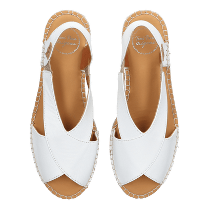 Elda-P Damen Espadrilles Blanc