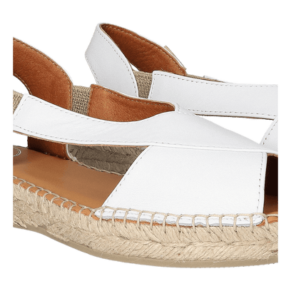 Elda-P Damen Espadrilles Blanc
