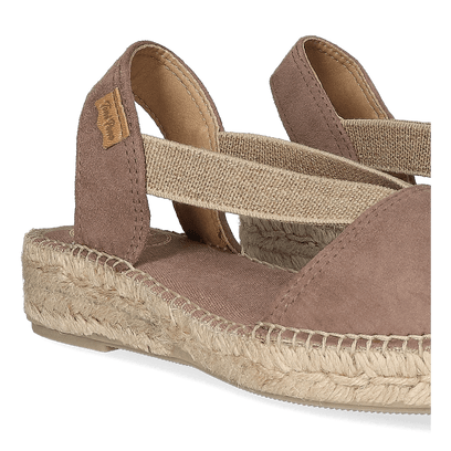 Ella Damen Espadrilles Taupe