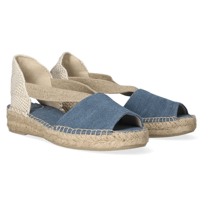 Elora-V Damen Espadrilles Blau