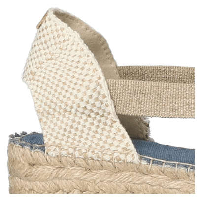 Elora-V Damen Espadrilles Blau