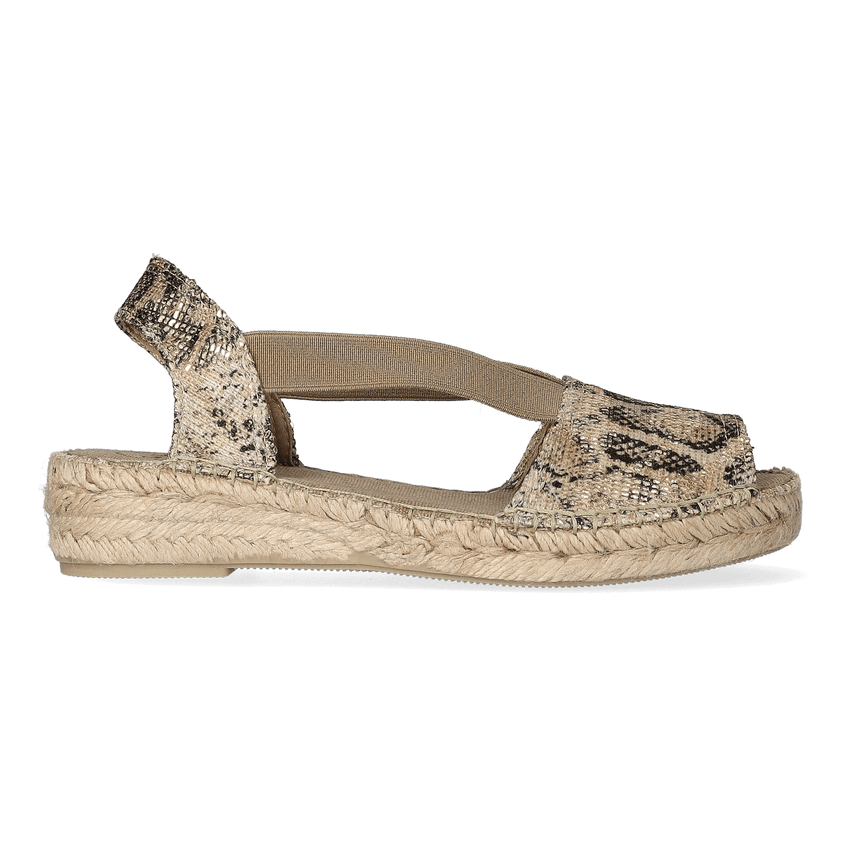 Estel-MB Damen Espadrilles Taupe
