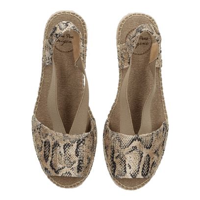 Estel-MB Damen Espadrilles Taupe