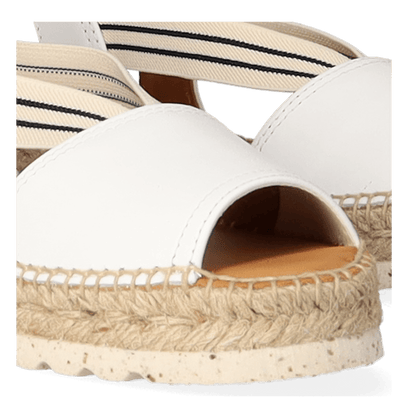 Estel-SW Damen Espadrilles Blanc