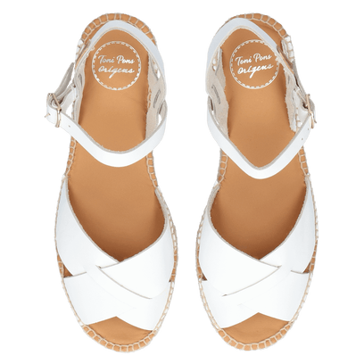 Esther Damen Espadrilles Blanc