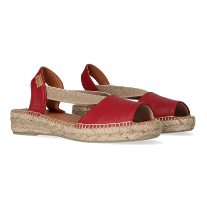 Etna Damen Espadrilles Vermell