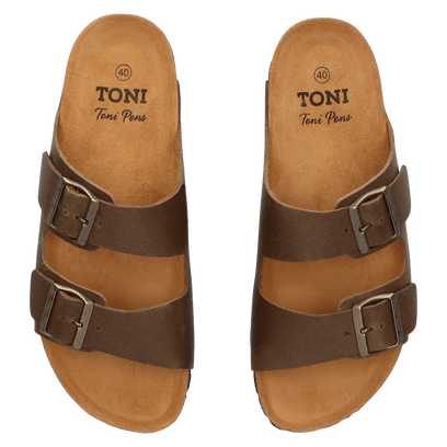 Ger-PE Herren Pantoletten Caqui