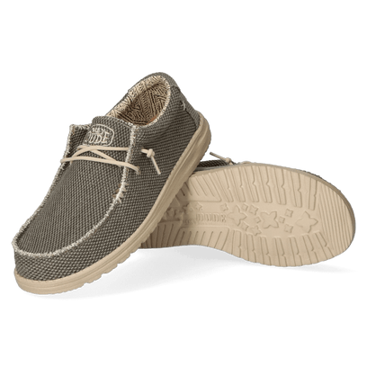 Wally Braided Herren Halbschuhe Army