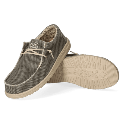 Wally Braided Herren Halbschuhe Army