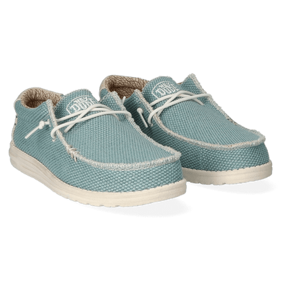 Wally Braided Herren Halbschuhe Aqua