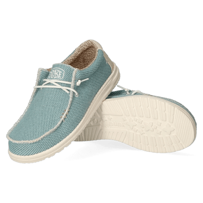 Wally Braided Herren Halbschuhe Aqua