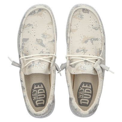 Wally Camouflage Herren Halbschuhe Greyscale Desert Camo
