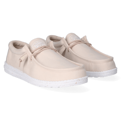 Wally Slub Herren Halbschuhe Natural