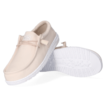 Wally Slub Herren Halbschuhe Natural