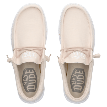 Wally Slub Herren Halbschuhe Natural