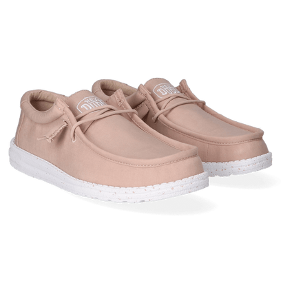 Wally Slub Canvas Herren Halbschuhe Tan