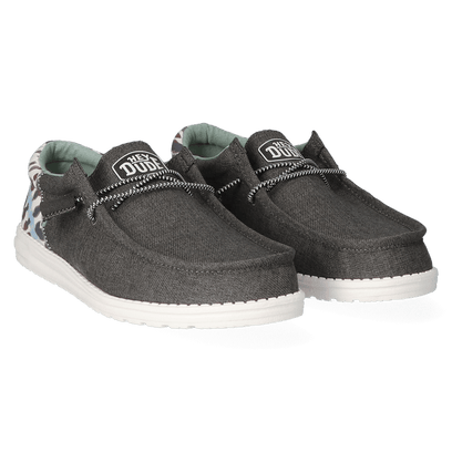 Wally Funk Herren Halbschuhe Tie Dye Grey