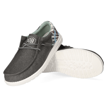 Wally Funk Herren Halbschuhe Tie Dye Grey