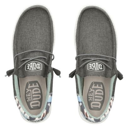 Wally Funk Herren Halbschuhe Tie Dye Grey