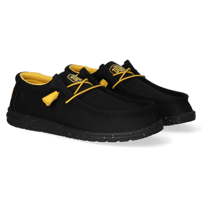 Wally Sox Herren Halbschuhe Black/Yellow