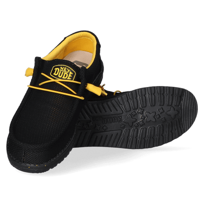 Wally Sox Herren Halbschuhe Black/Yellow