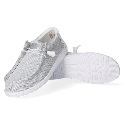 Wally Sox Herren Halbschuhe Stone White