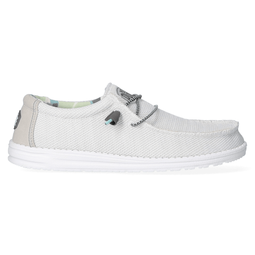 Wally Sox Triple Needle Herren Halbschuhe Star White