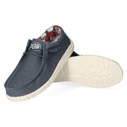 Wally Stretch Herren Halbschuhe Blue