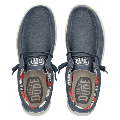 Wally Stretch Herren Halbschuhe Blue