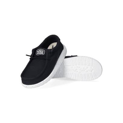 Wally Youth Slub Canvas Halbschuhe Navy