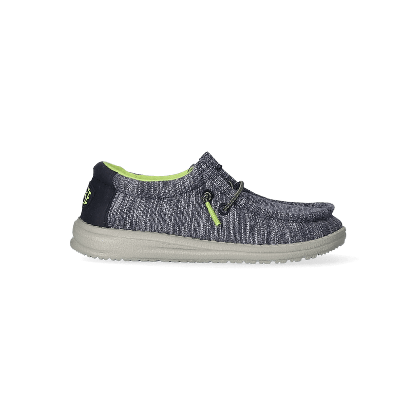 Wally Youth Jungen Halbschuhe Stretch Navy