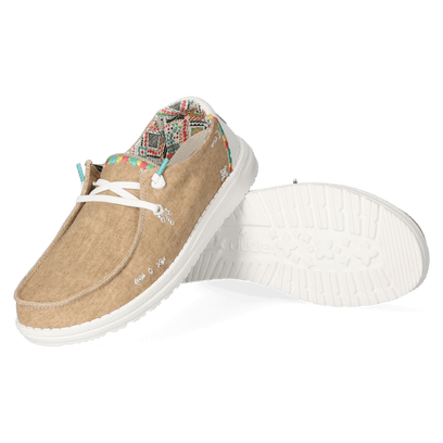 Wendy Boho Damen Halbschuhe Sand