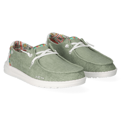 Wendy Boho Damen Halbschuhe Olive