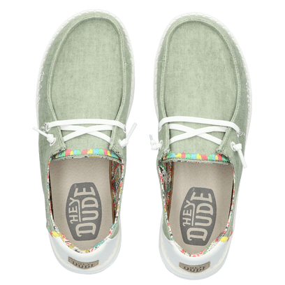 Wendy Boho Damen Halbschuhe Olive