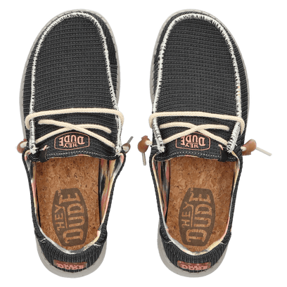 Wendy Knit Damen Halbschuhe Black